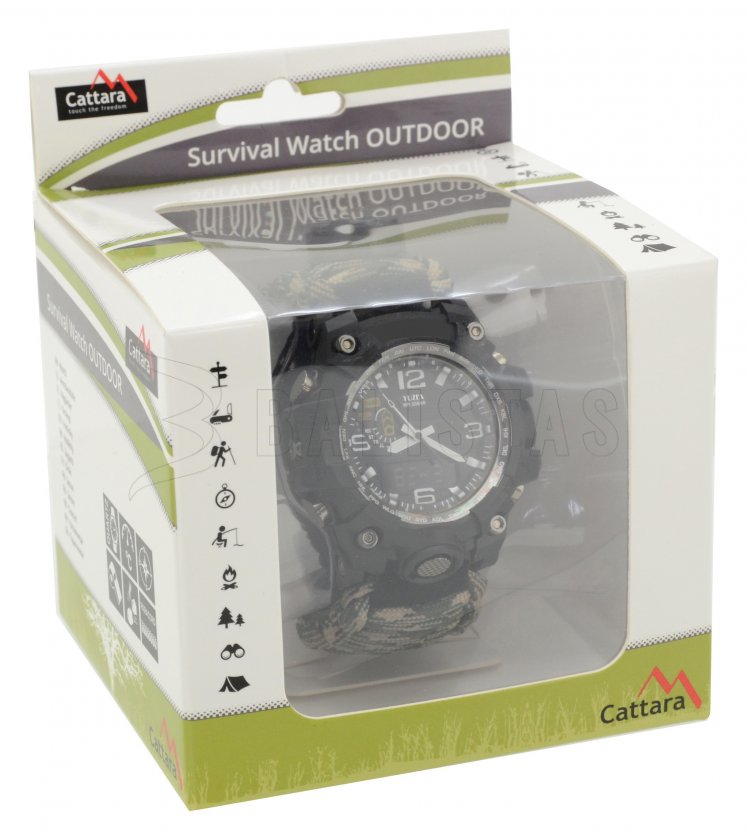 Montre outdoor avec thermomètre Waterproof