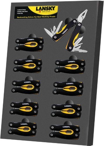 Presentoir Lansky Mini Multi-tool avec 10 pcs