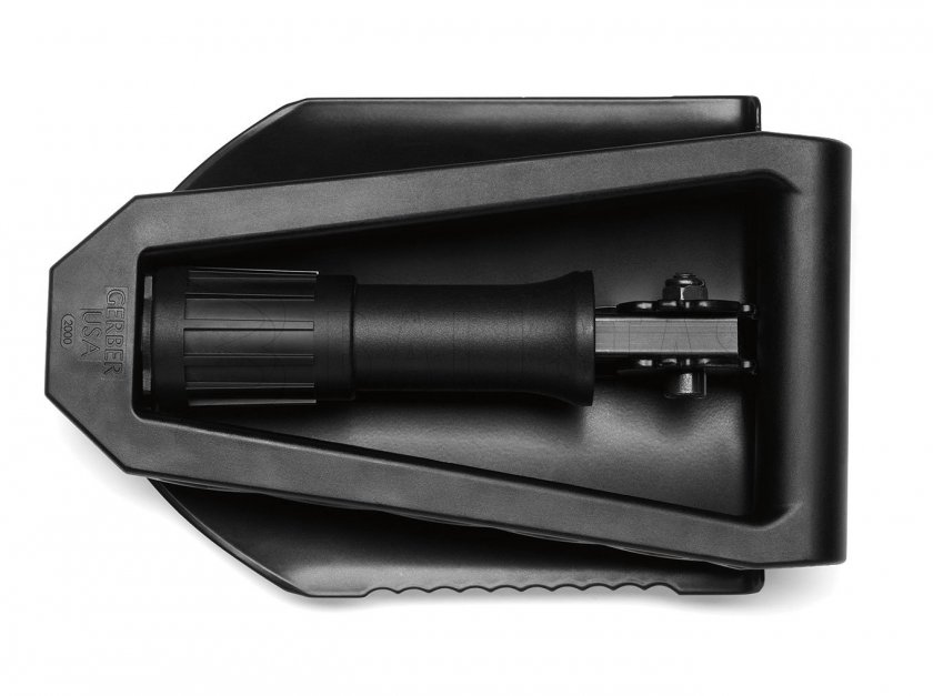Pelle pliante Gerber E-TOOL dentelée sans étui NSN