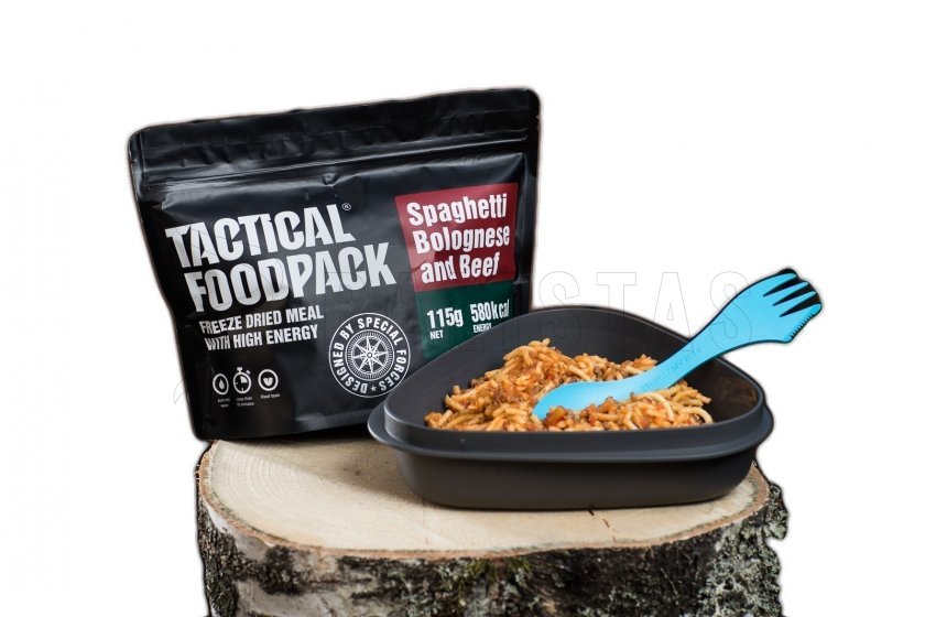 Plat lyophilisé – spaghetti bolognaise au bœuf Tactical Foodpack
