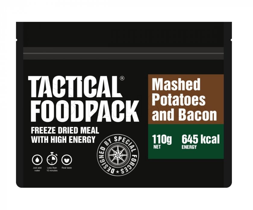 Plat lyophilisé – purée de pommes de terre au bacon Tactical Foodpack