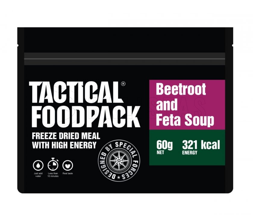 Repas déshydraté - soupe feta à la betterave rouge Tactical Foodpack