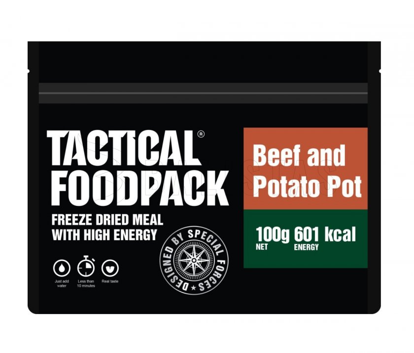 Plat lyophilisé – bœuf aux pommes de terre Tactical Foodpack