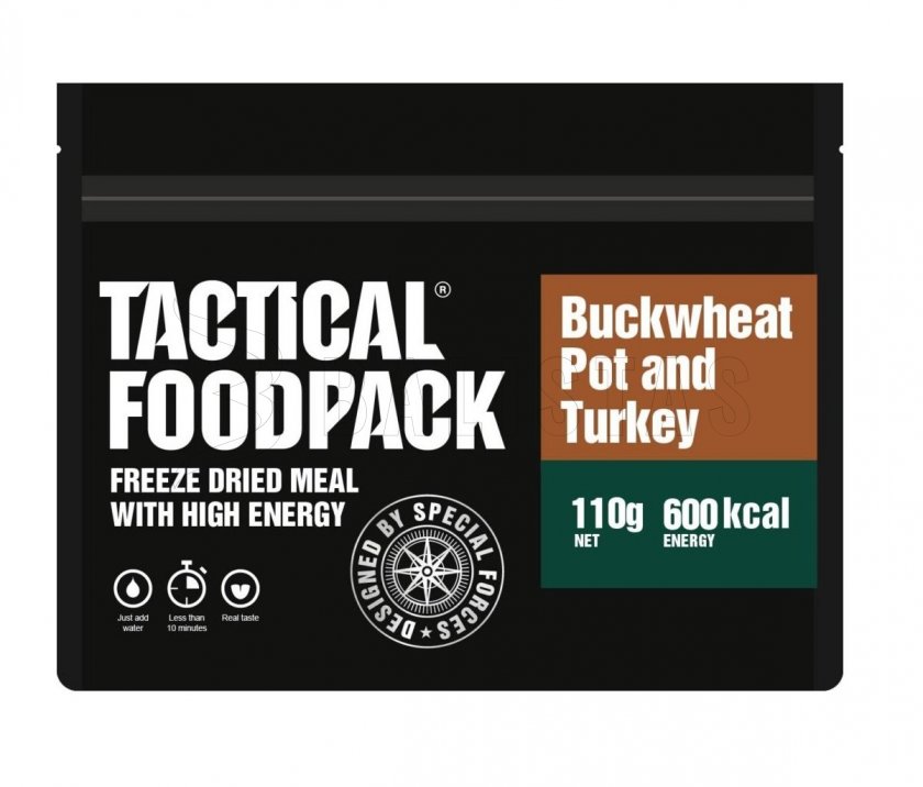 Repas déshydraté - viande de dinde au sarrasin Tactical Foodpack