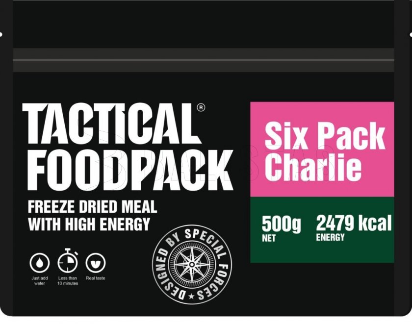 Set de 6x repas MRE déshydratés - Tactical Six Pack Charlie Tactical Foodpack
