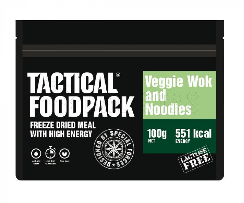 Repas déshydraté - légumes avec nouilles Tactical Foodpack