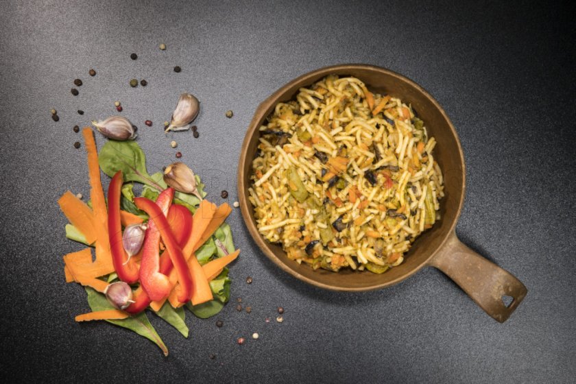 Repas déshydraté - légumes avec nouilles Tactical Foodpack