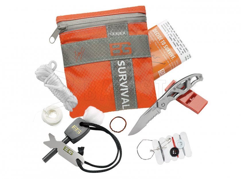 Kit de survie de base Gerber Bear Grylls