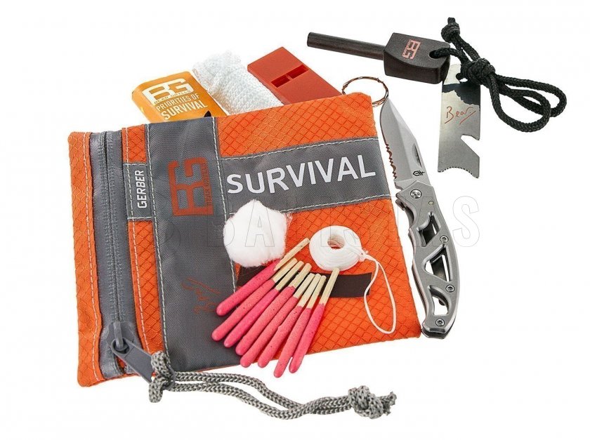 Kit de survie de base Gerber Bear Grylls
