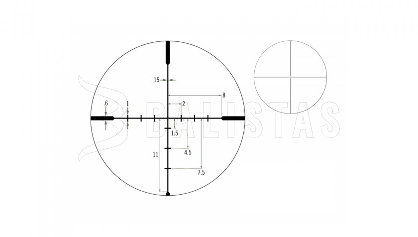 Lunette de visée Vortex Diamondback 4-12x40 BDC