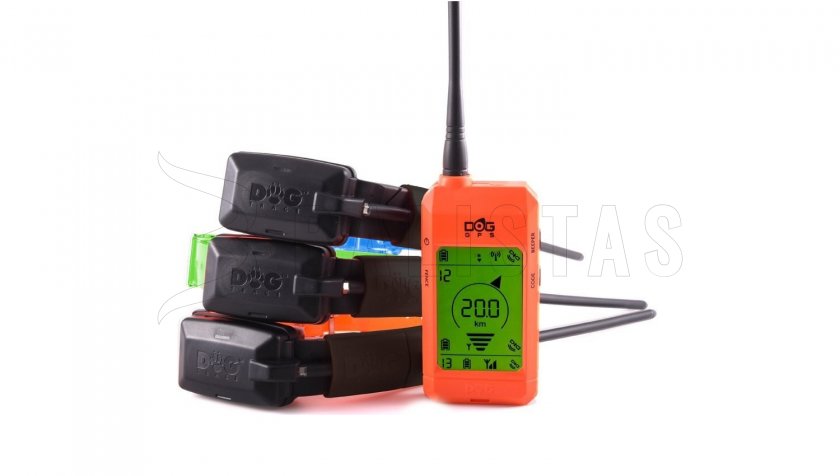 Traceur GPS Dogtrace DOG GPS X23 pour 3 chiens - Orange