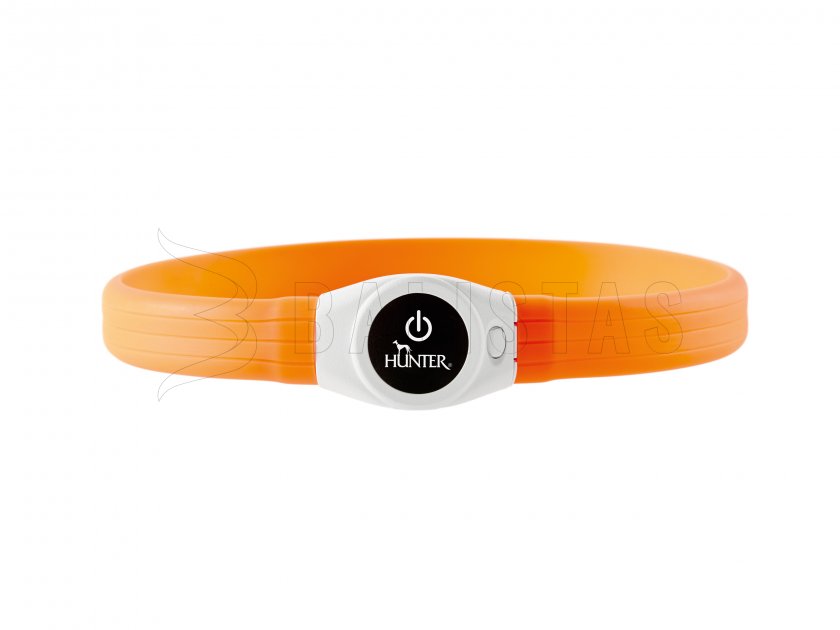 Collier lumineux Hunter Yukon LED 20-63cm orange