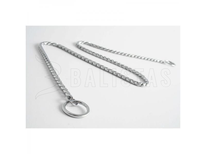 Collier DeLuxe argenté, 55 cm