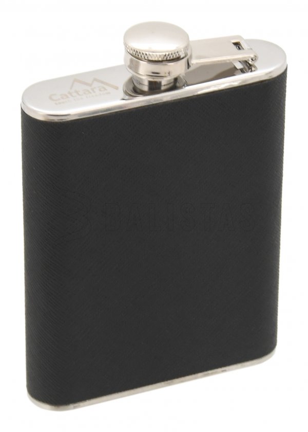 Flasque Cattara 175ml avec étui pour cigares
