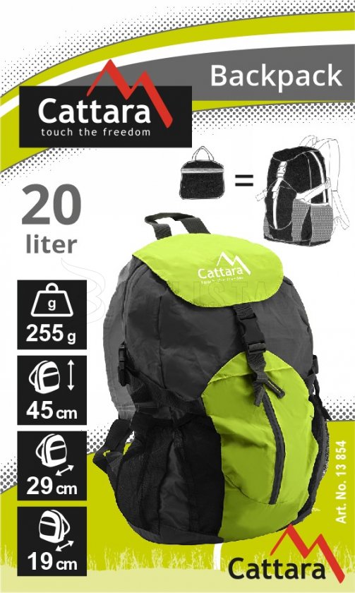 Sac à dos Cattara 20l pliable