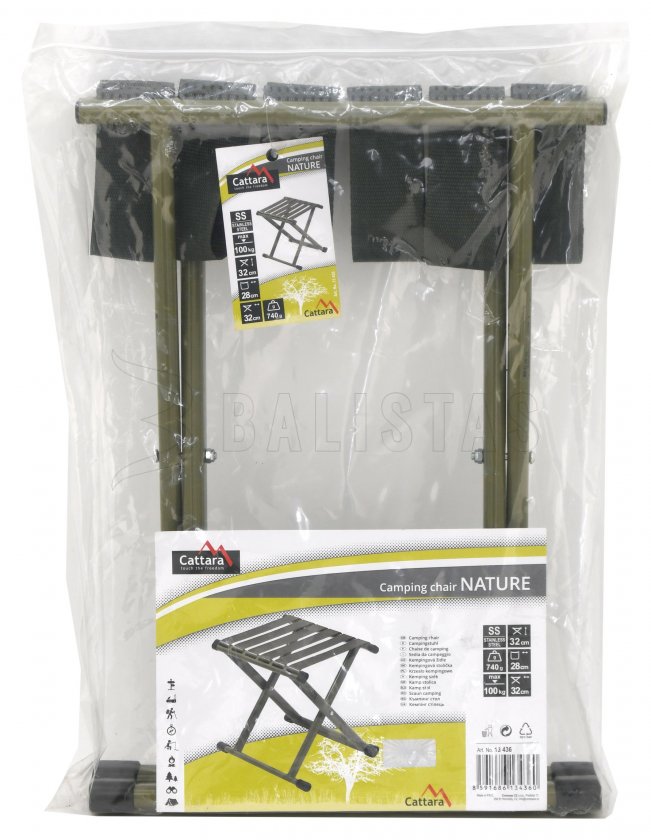 Chaise de camping pliante Cattara NATURE