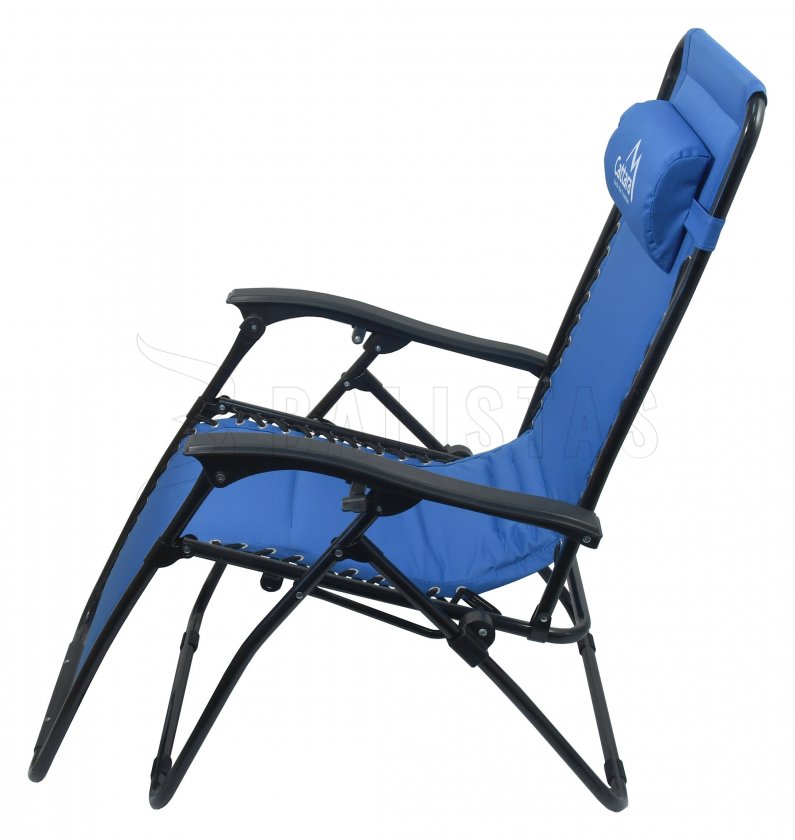 Chaise de camping réglable Cattara LIVORNO bleu