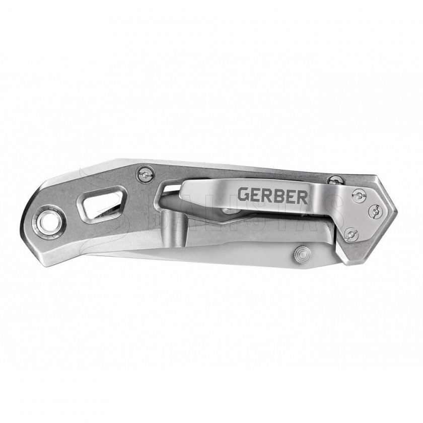 Set Gerber Couteau Airlift Silver + Portefeuille Barbill Wallet Silver