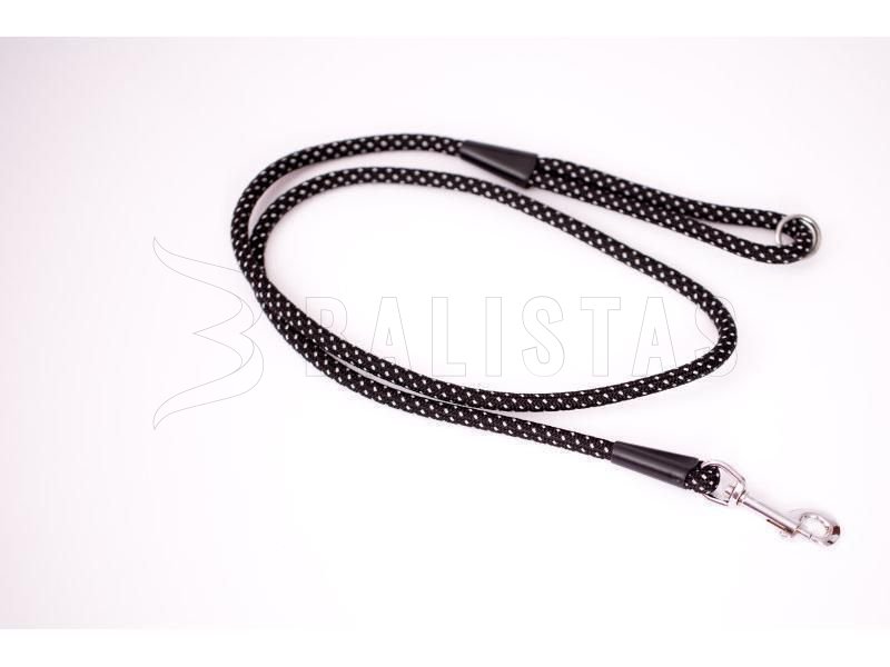 Laisse Dogtrace réfléchissante 10mm 150cm noir