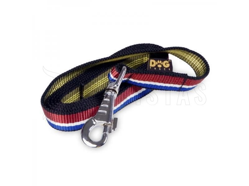Laisse Dogtrace tricolore 20mm 300cm