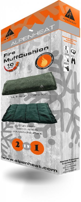 Coussin de siège chauffant Alpenheat 2en1 AJ30