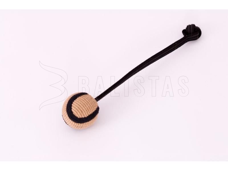 Balle en jute Dogtrace avec cordelette