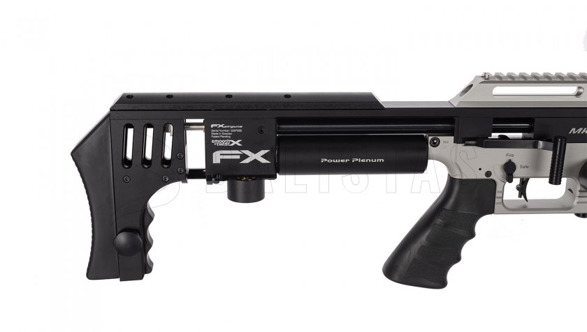 Carabine à air comprimé FX Impact MKII Sniper Edition, Power Plenum, Silver 6,35mm