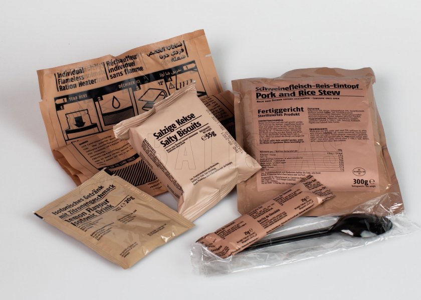 MRE - One Meal, Menu III – Bœuf avec riz