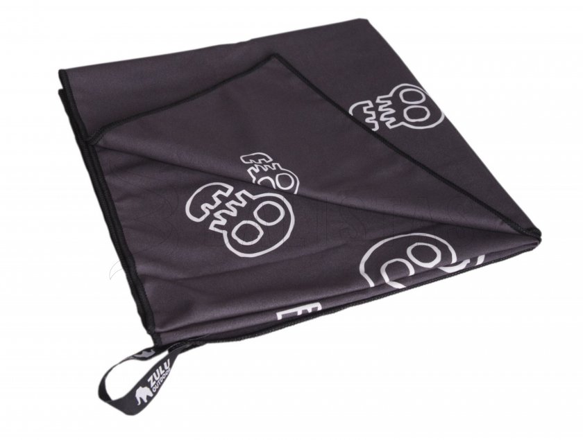 Serviette Zulu Light L 60x120cm skulls