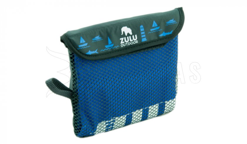 Serviette Zulu Light L 60x120cm mer