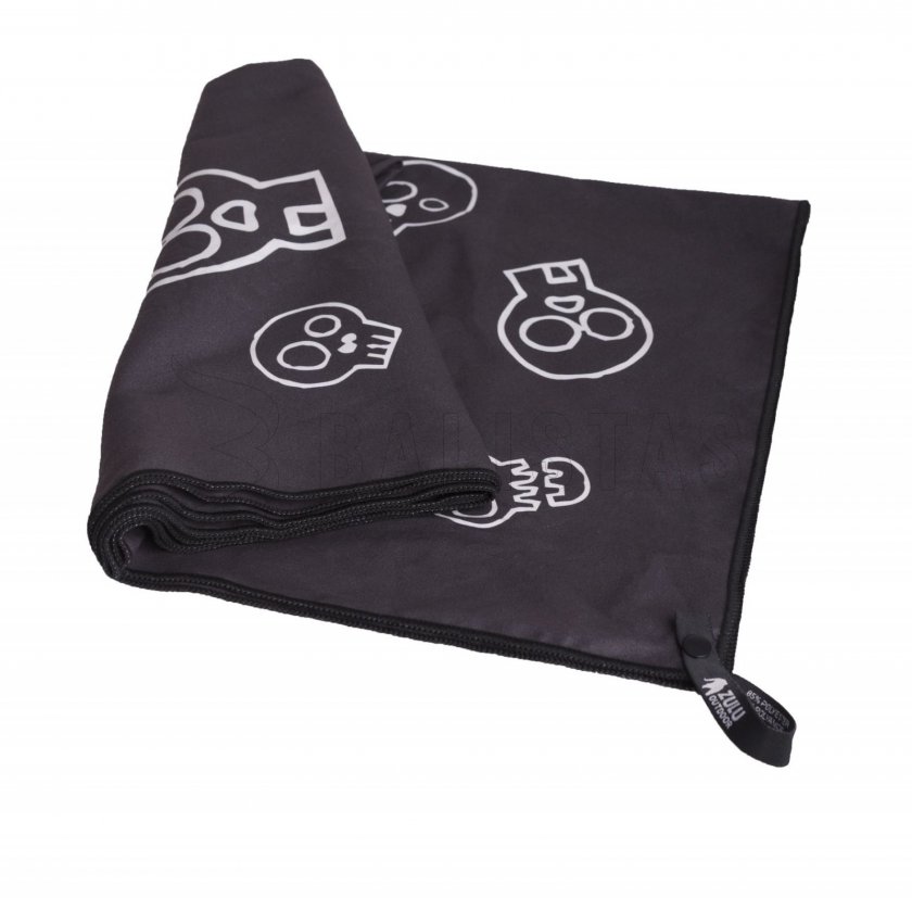 Serviette Zulu Light XL 85x150cm skulls