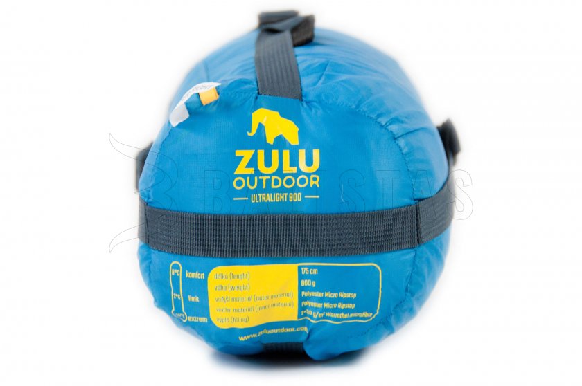 Spacák Zulu Ultralight 900 175cm bleu droit