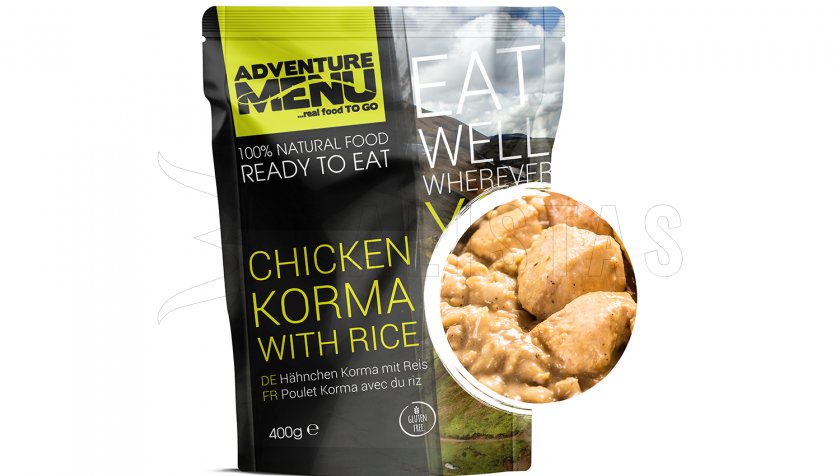 Poulet Korma avec riz Menu Aventure