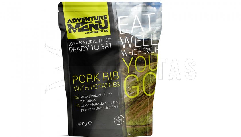 Côtelette de porc avec pommes de terre Adventure Menu