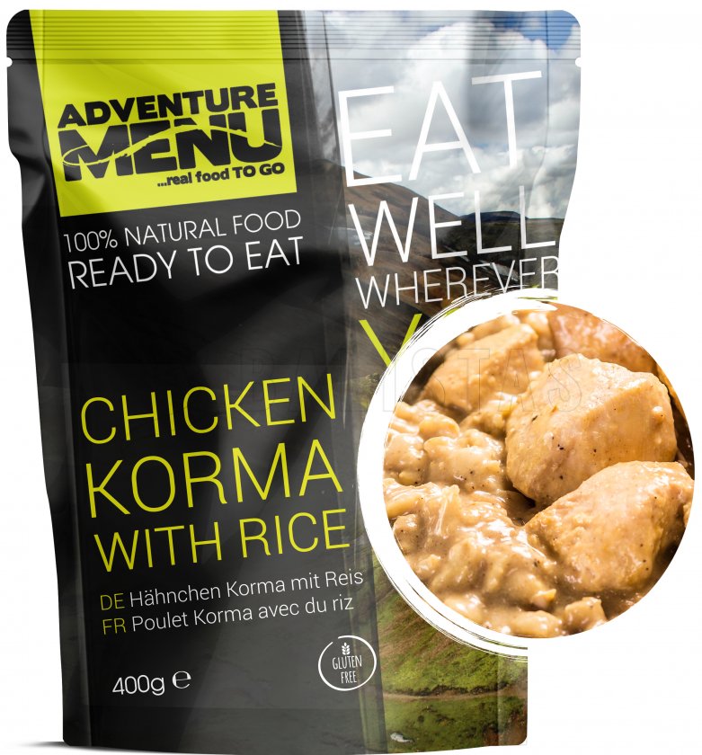Menu IV - Ragoût de cerf + Poulet Korma Menu Aventure