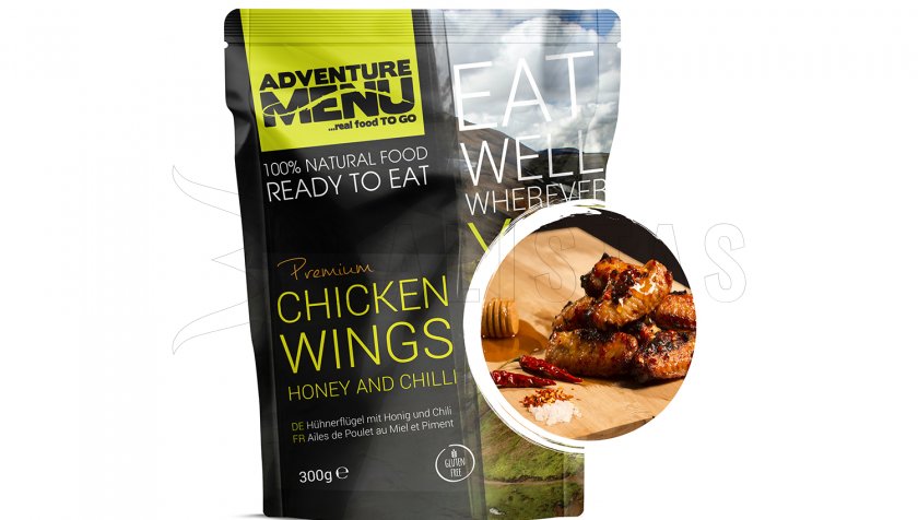 Ailes de poulet au miel et chili Adventure Menu