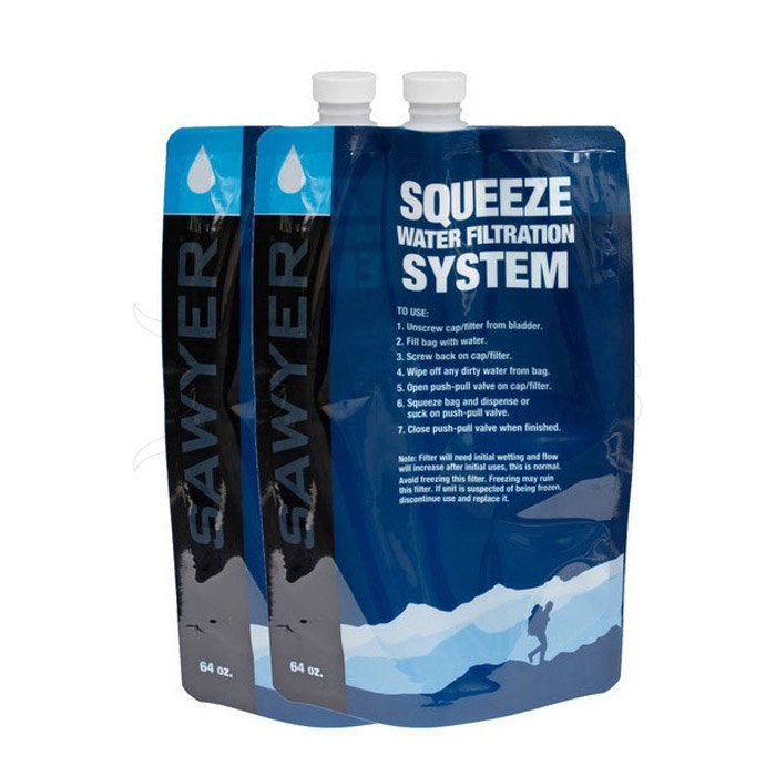 Bouteille pliable Sawyer 2l - lot de 2 pcs