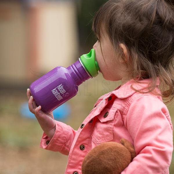 Gourde enfant Klean Kanteen Sport 355ml inox