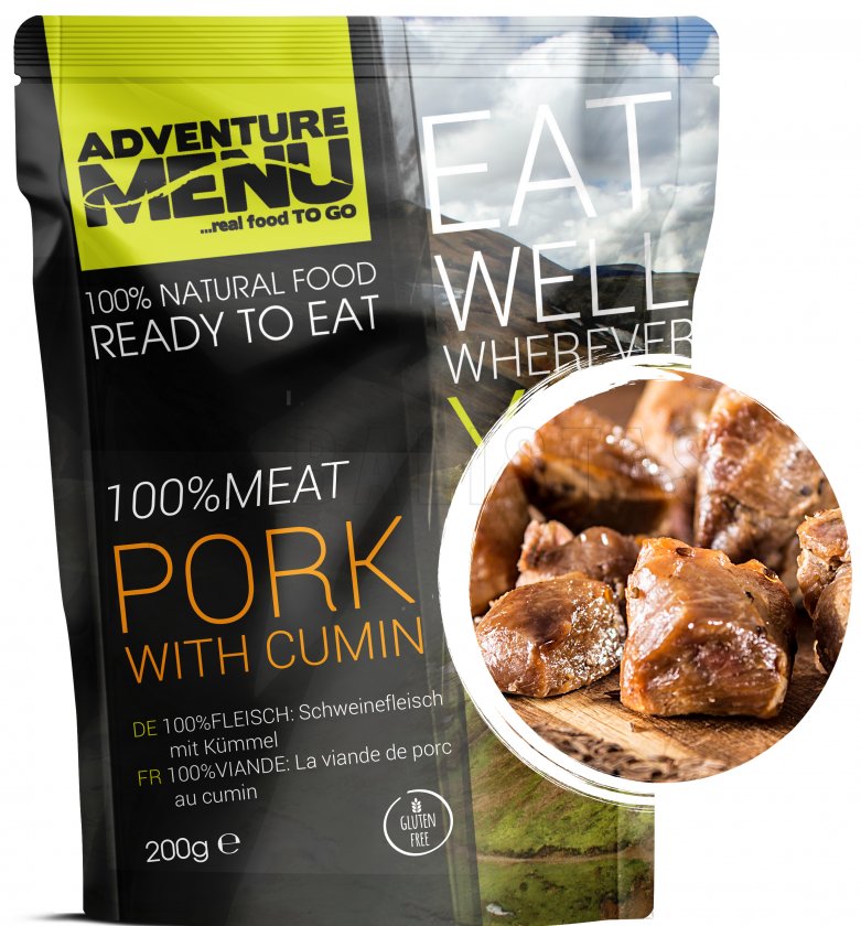 Porc au cumin Adventure Menu
