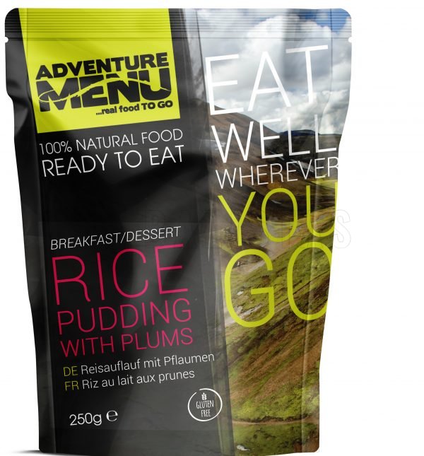 Riz au lait au four aux prunes Adventure Menu