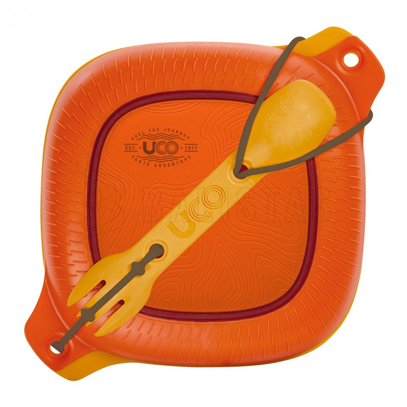 Set de table UCO Mess Kit 4 pièces orange