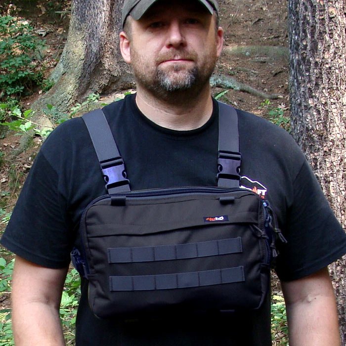 Jubö Front Bag Survival noir