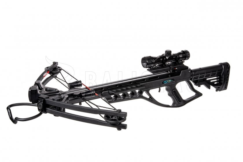 Arbalète Mankung Herkules XB-55 185lb noire Kit