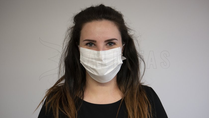 Masque jetable blanc