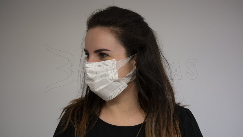 Masque jetable blanc