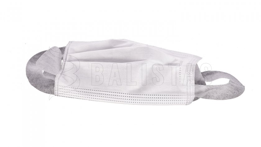 Masque jetable blanc