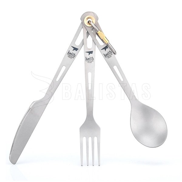 Set de couverts en titane Keith Cutlery Set