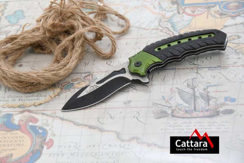 Couteau de poche Cattara Cobra vert