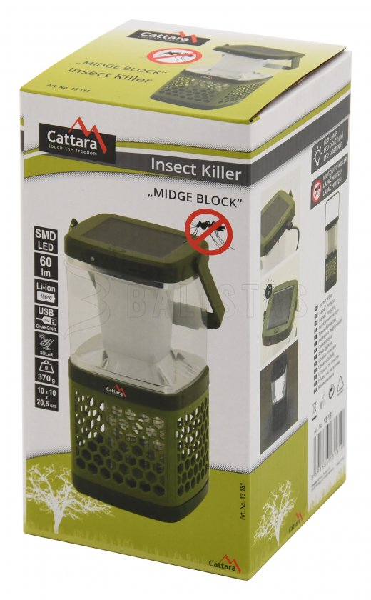 Lampe USB et piège à insectes Cattara Midge Block