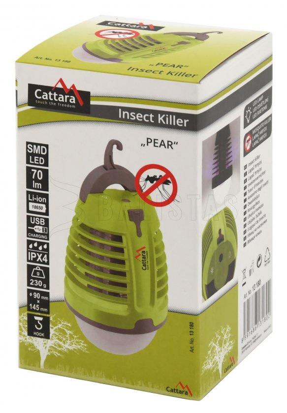 Lampe USB et piège à insectes Cattara Pear